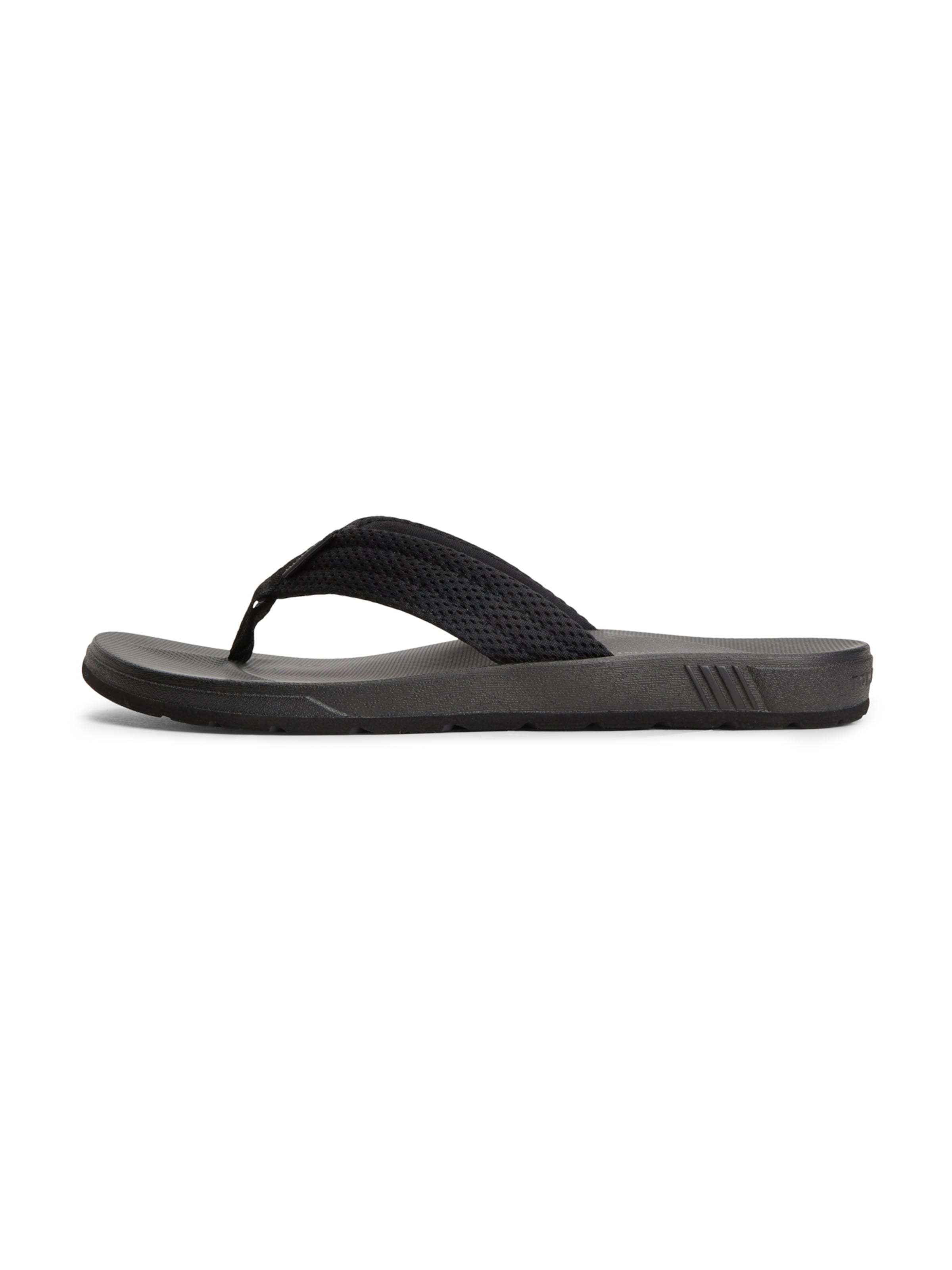 TOMMY HILFIGER Teenslippers in Zwart: voorkant