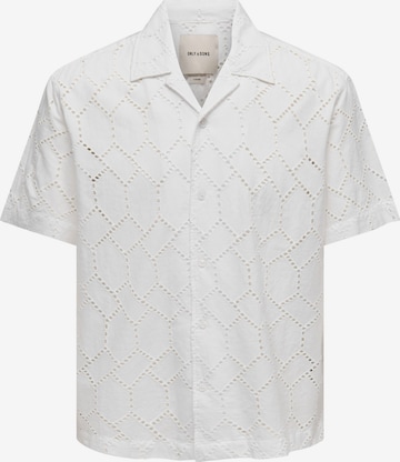 Only & Sons - Camisa 'ONSARON' en blanco: frente