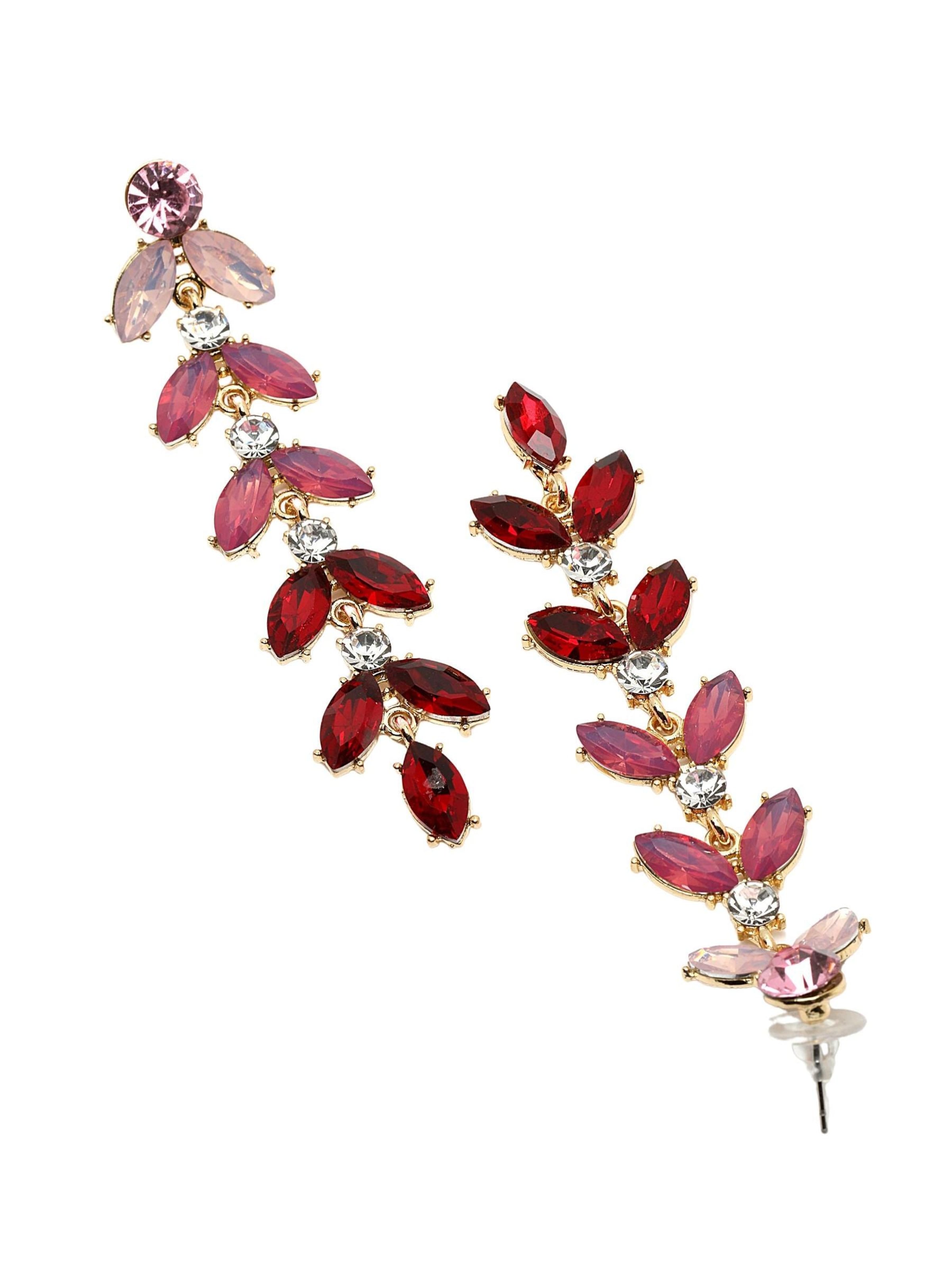 AVANT-GARDE PARIS Earrings 'Nataliaa' in Red