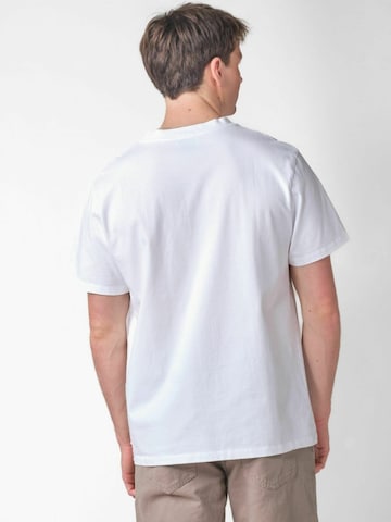 Coupe regular Chemise ' Egon ' Klitmøller en blanc