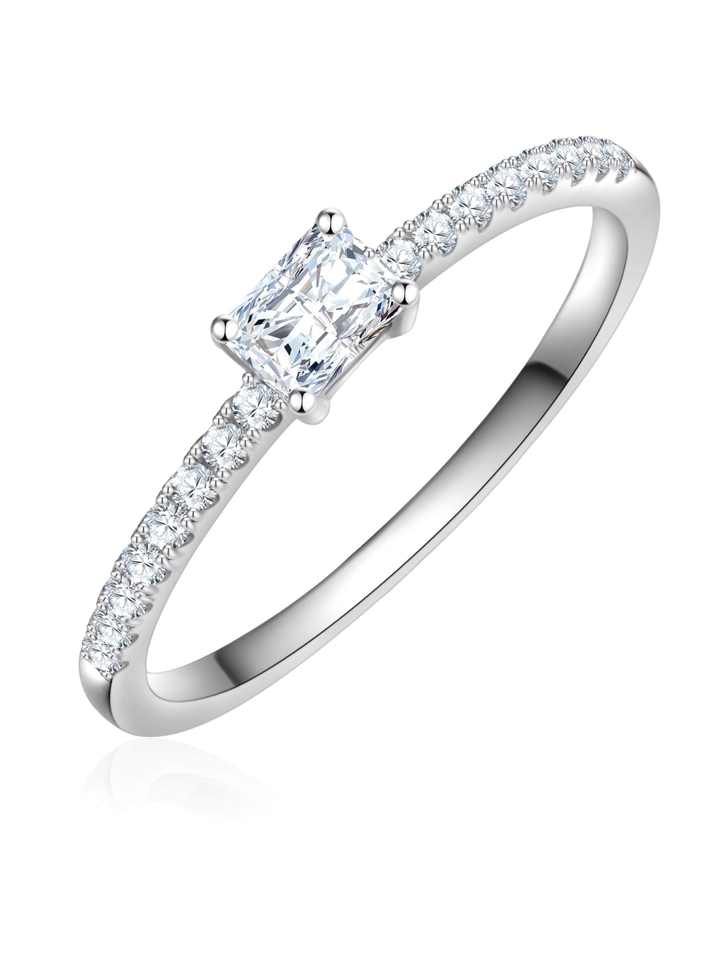 Bague Trilani en argent : devant