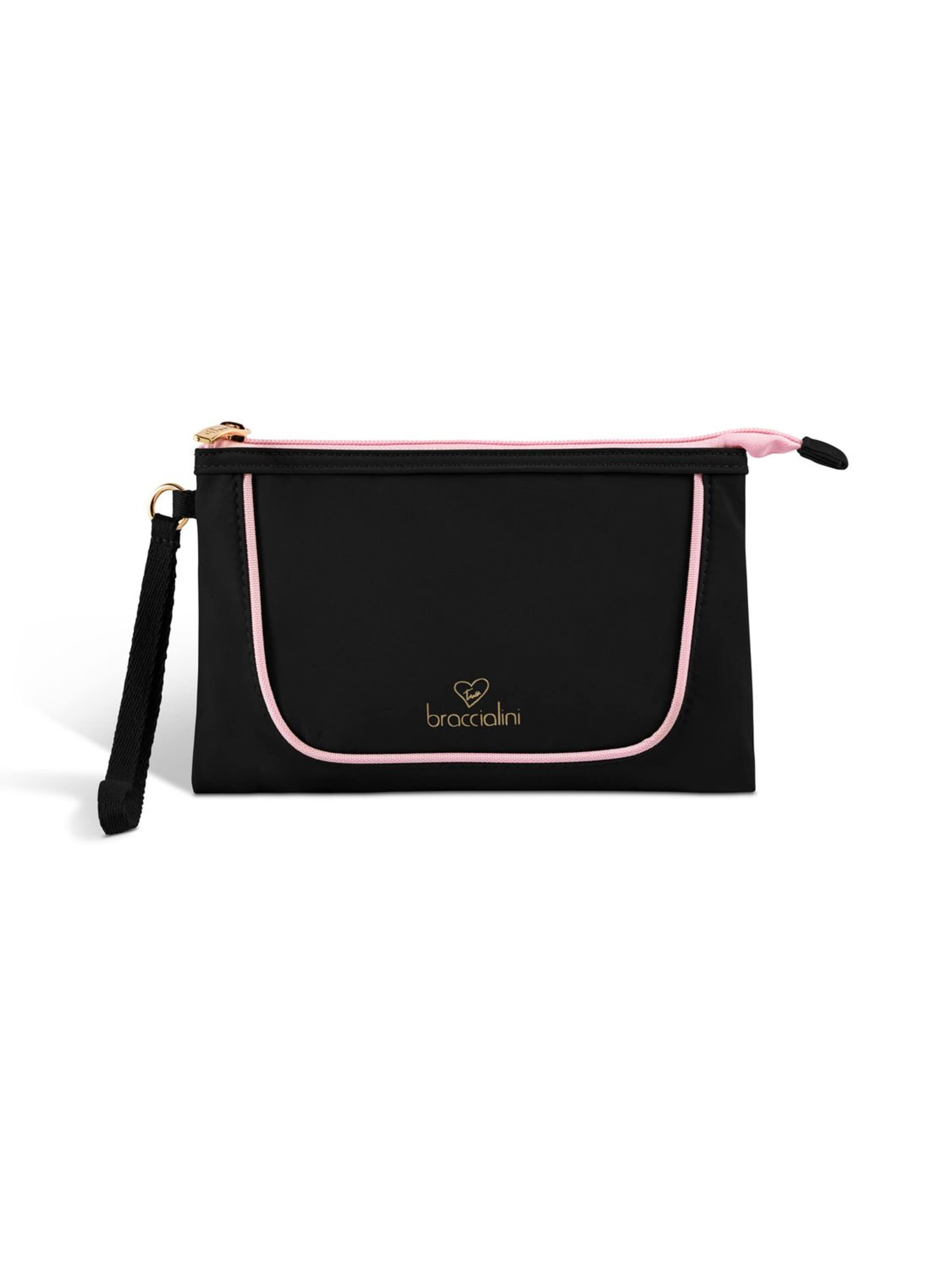 Braccialini Cosmetic Bag 'Milly' in Black: front