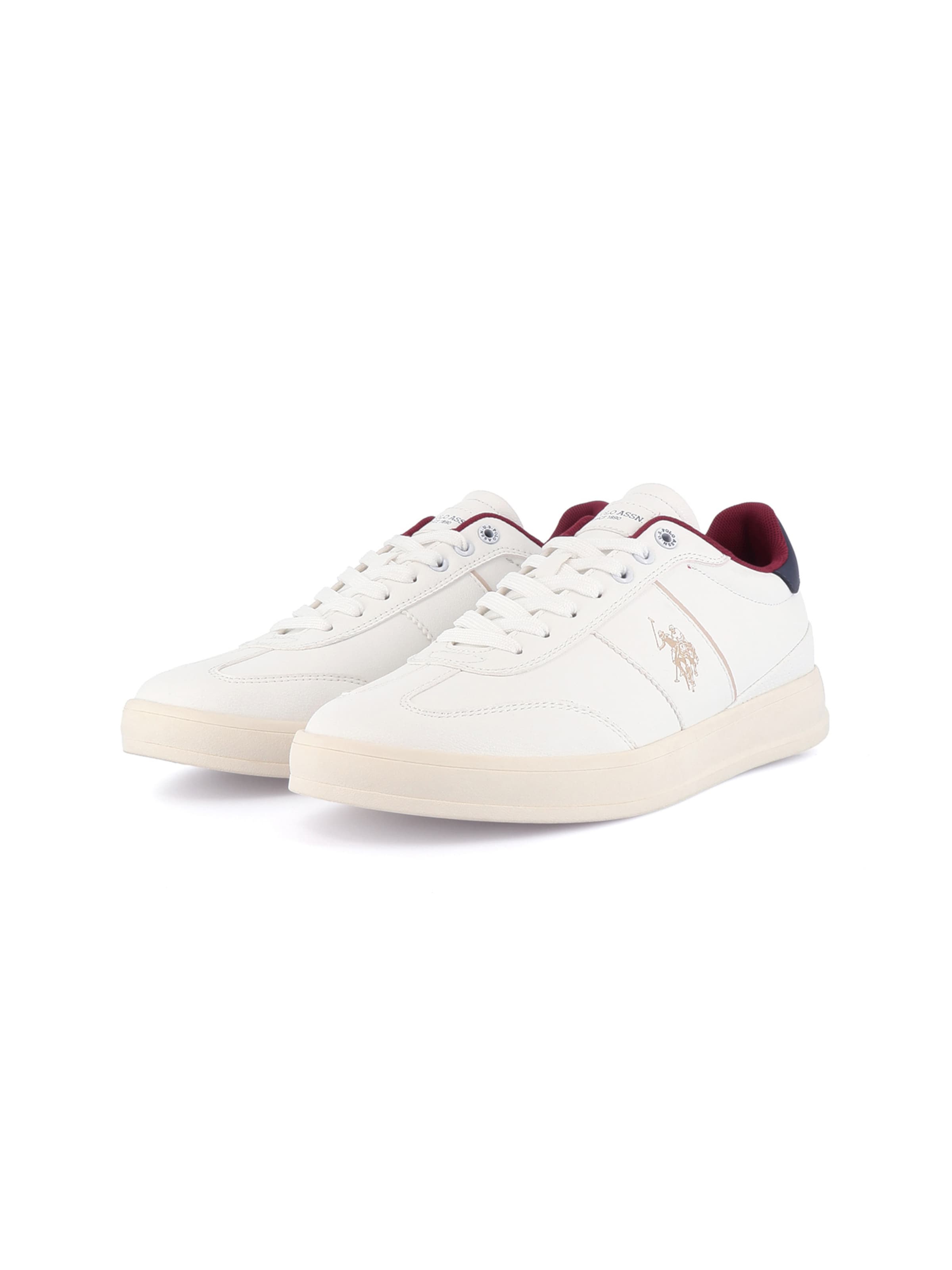 Baskets basses 'Campy' US POLO ASSN. en blanc