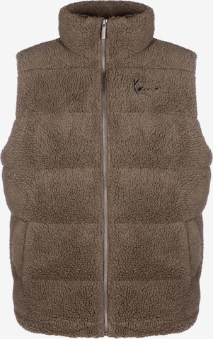 Karl Kani Bodywarmer in Bruin: voorkant