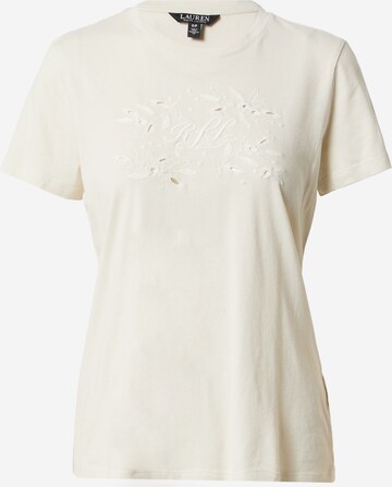 Lauren Ralph Lauren T-shirt 'KATLIN' i beige: framsida