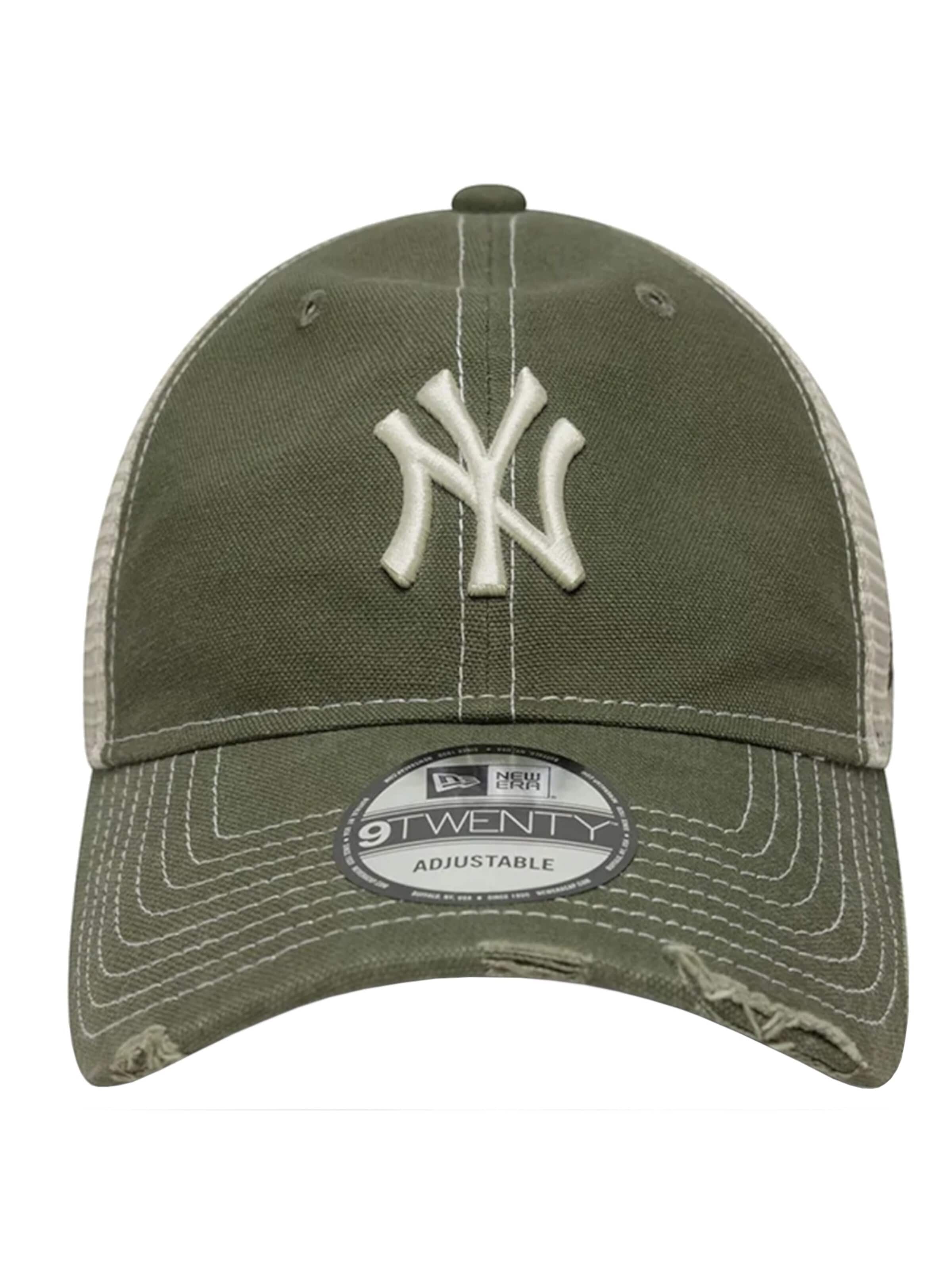 NEW ERA Pet 'New Era 9TWENTY Trucker MLB Cotton Canvas New York Yankees Cap' in Groen