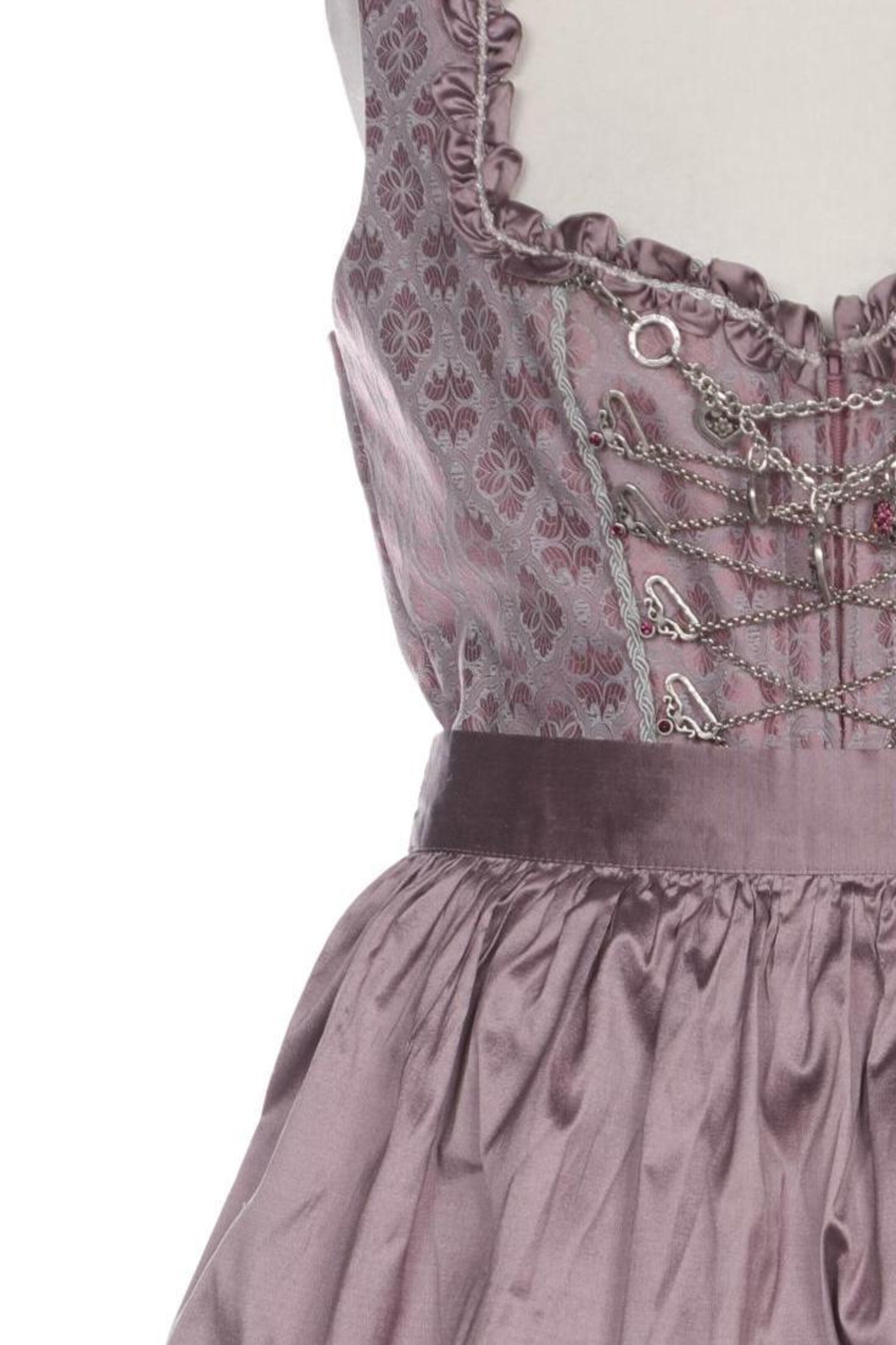 Silk & Pearls Kleid XXXS in Rot