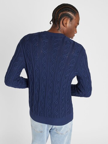 UNITED COLORS OF BENETTON Sweater in Blue