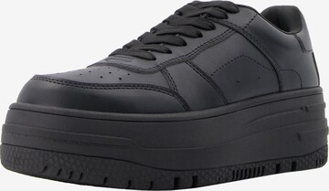 Bershka Sneakers laag in Zwart: voorkant