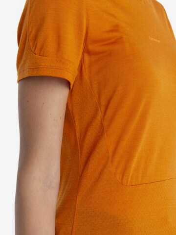 oranžinė ICEBREAKER Sportiniai marškinėliai 'ZoneKnit'