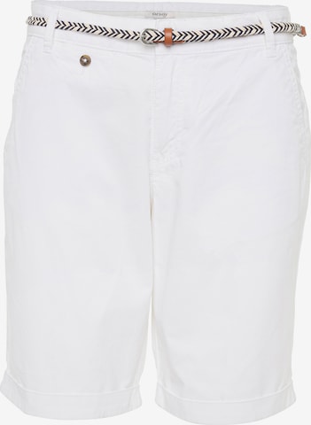 Orsay Regular Chino Pants in White: front