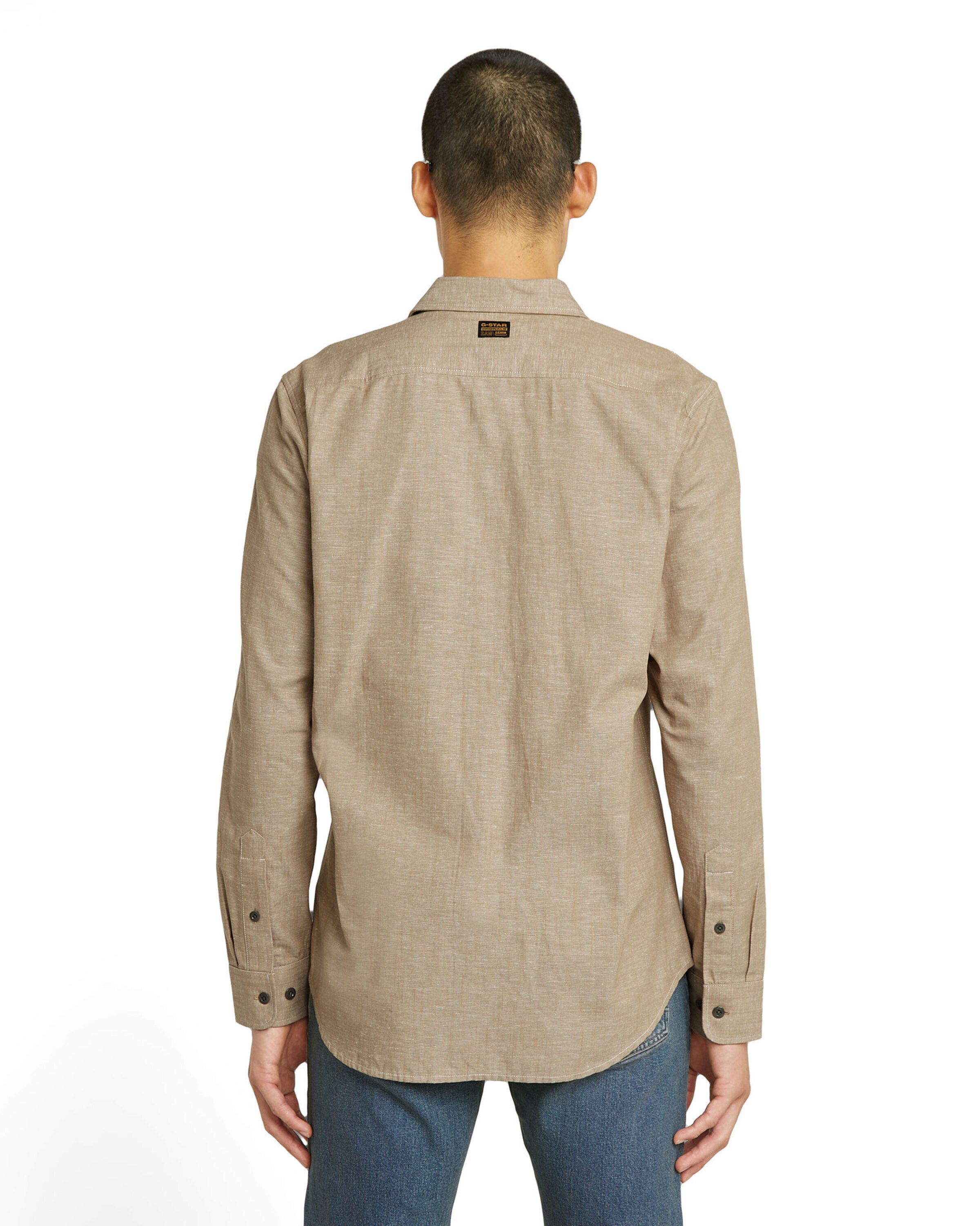 G-STAR Slim Fit Hemd in Beige