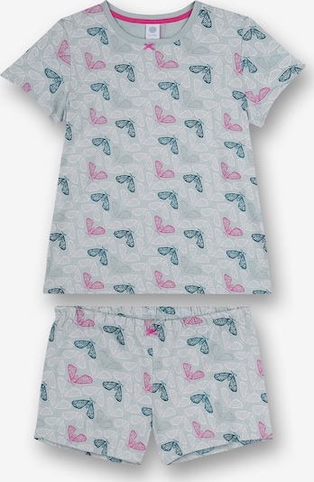 SANETTA Pijama en ópalo / azul pastel / rosa / blanco, Vista del producto