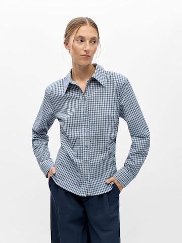 OBJECT Bluse 'OBJJODIE' in Blau: Vorderseite