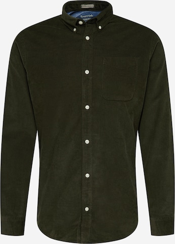 JACK & JONES Button Up Shirt in Grey: front