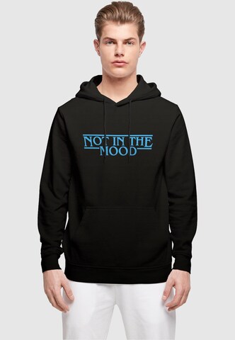 Merchcode Sweatshirt 'NITM - Stranger Mood' in Zwart: voorkant