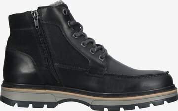 BULLBOXER Lace-Up Boots in Black