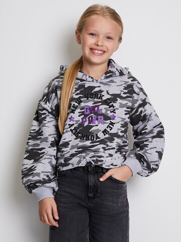 Threadgirls Sweatshirt 'Claire' in Grey: front