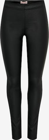 ONLY - Skinny Leggings en negro: frente