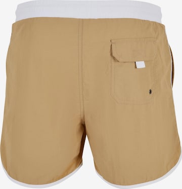 Urban Classics Badeshorts in Beige