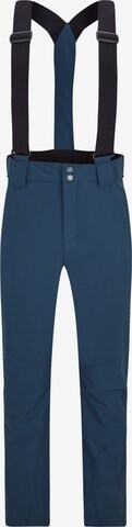 ZIENER Regular Workout Pants 'TAGA' in Blue: front