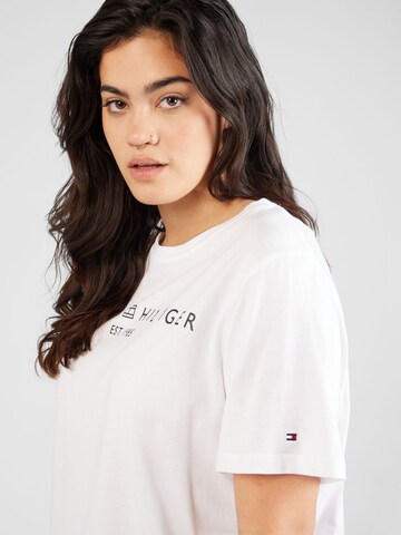 Tommy Hilfiger Curve T-Shirt in Weiß