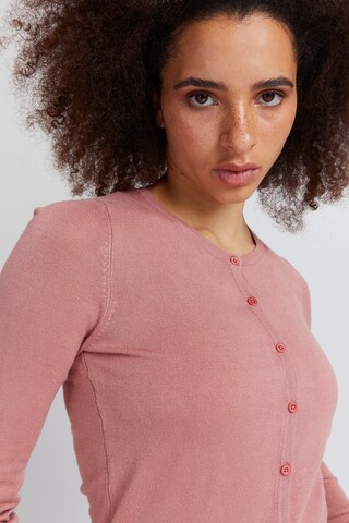 ICHI Knit Cardigan 'Mafa' in Pink