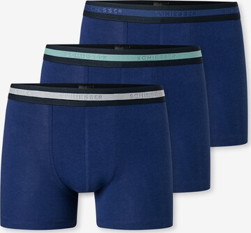 SCHIESSER Underpants ' 95/5 Organic Cotton ' in Blue: front