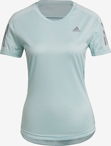 T-shirt fonctionnel 'Own the Run' ADIDAS SPORTSWEAR en vert : devant