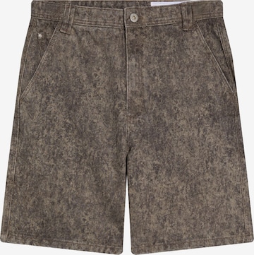 Bershka Baggy Shorts in Grau: Vorderseite