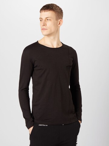 Key Largo Shirt 'CAKE' in Black: front