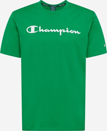 Tricou de la Champion Authentic Athletic Apparel pe verde: față