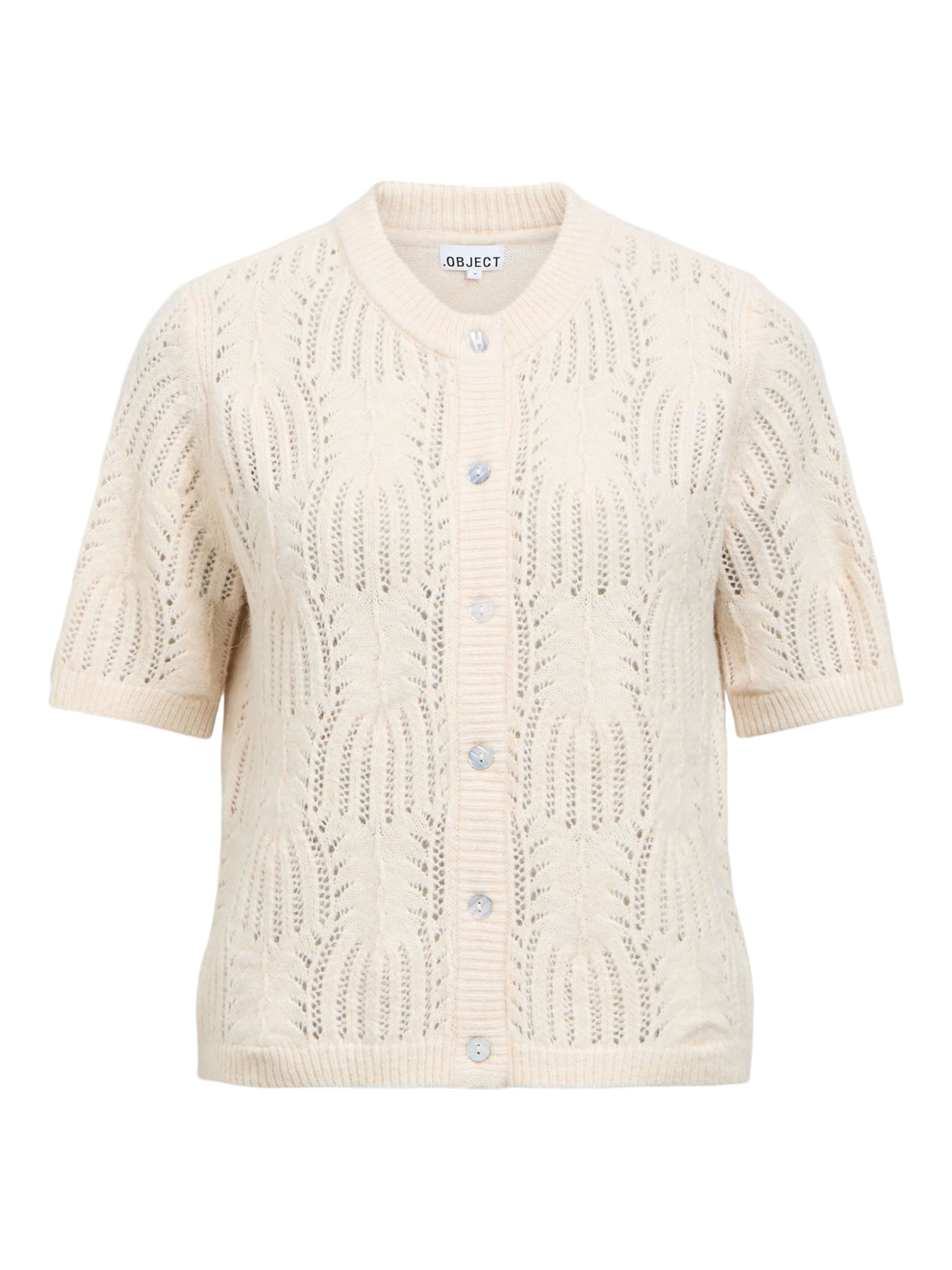 OBJECT - Cárdigan en beige: frente