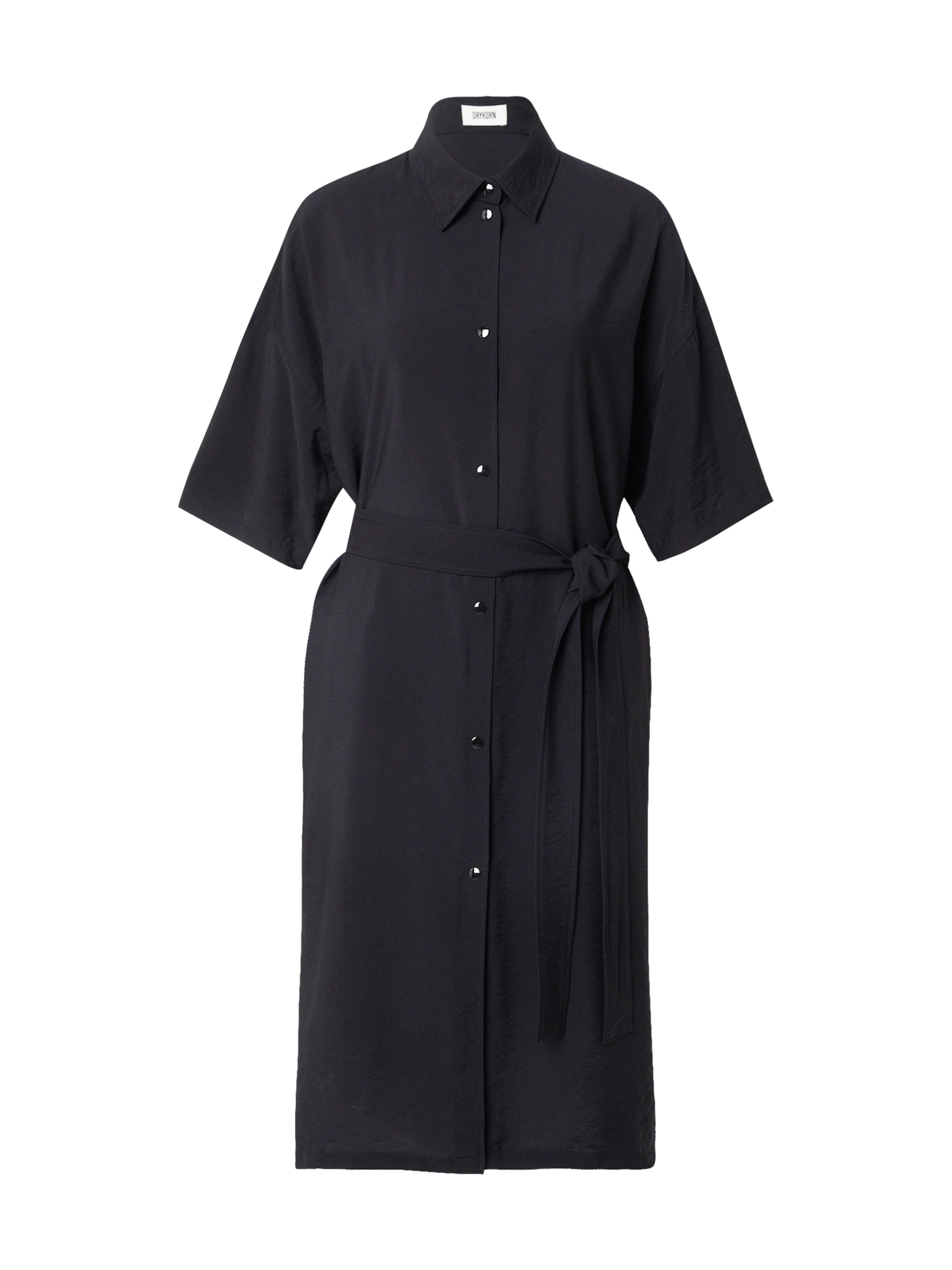 DRYKORN Μπλουζοφόρεμα 'RINI_2' σε μαύρο: μπροστά