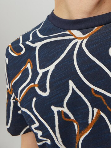 JACK & JONES T-Shirt 'JPRBlaTropic' in Blau