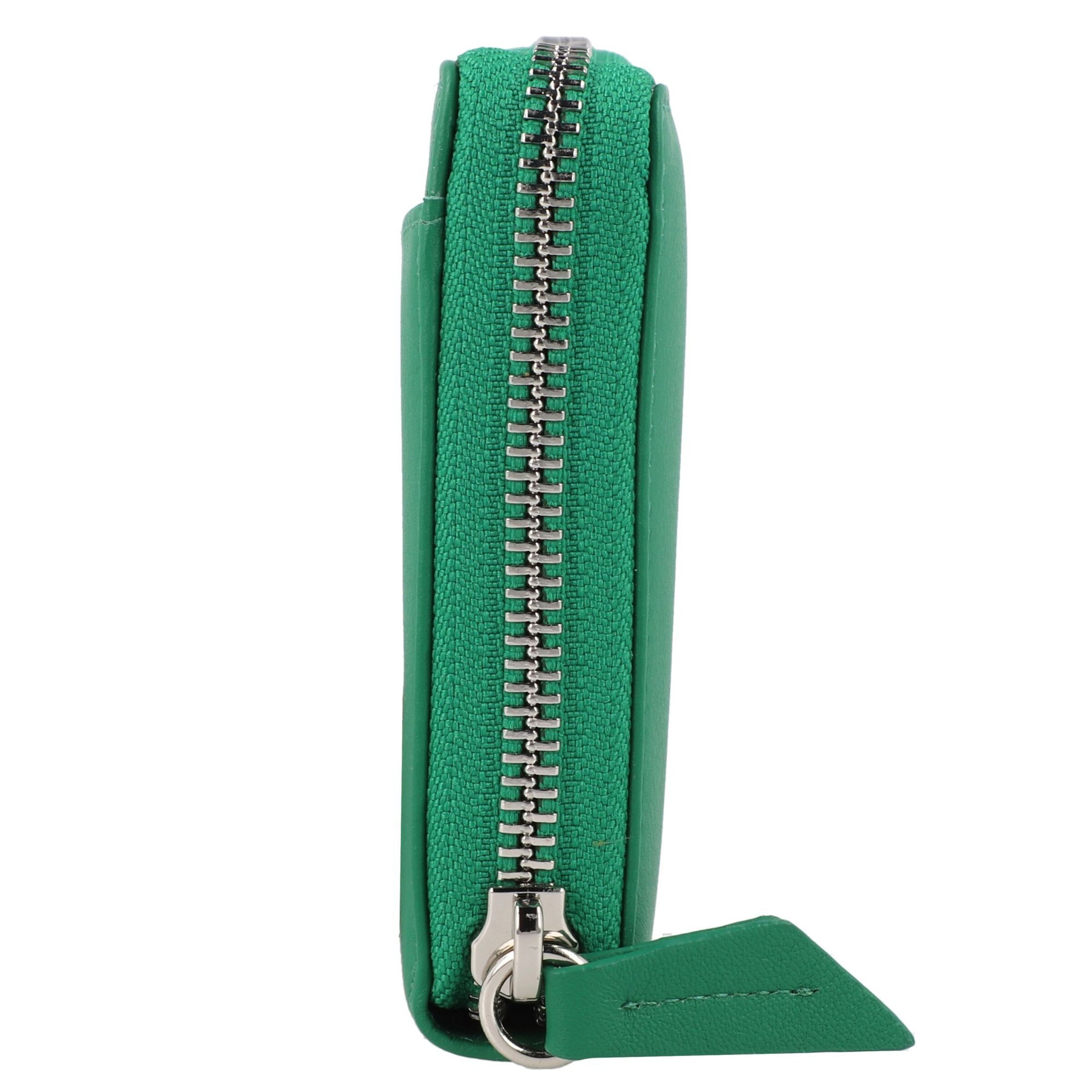 Braun Büffel Wallet 'Joy' in Green