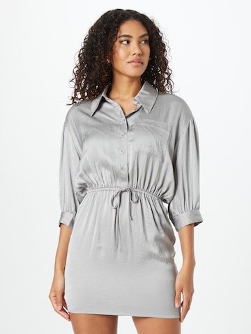 Robe-chemise 'WIDLAND' AMERICAN VINTAGE en gris : devant