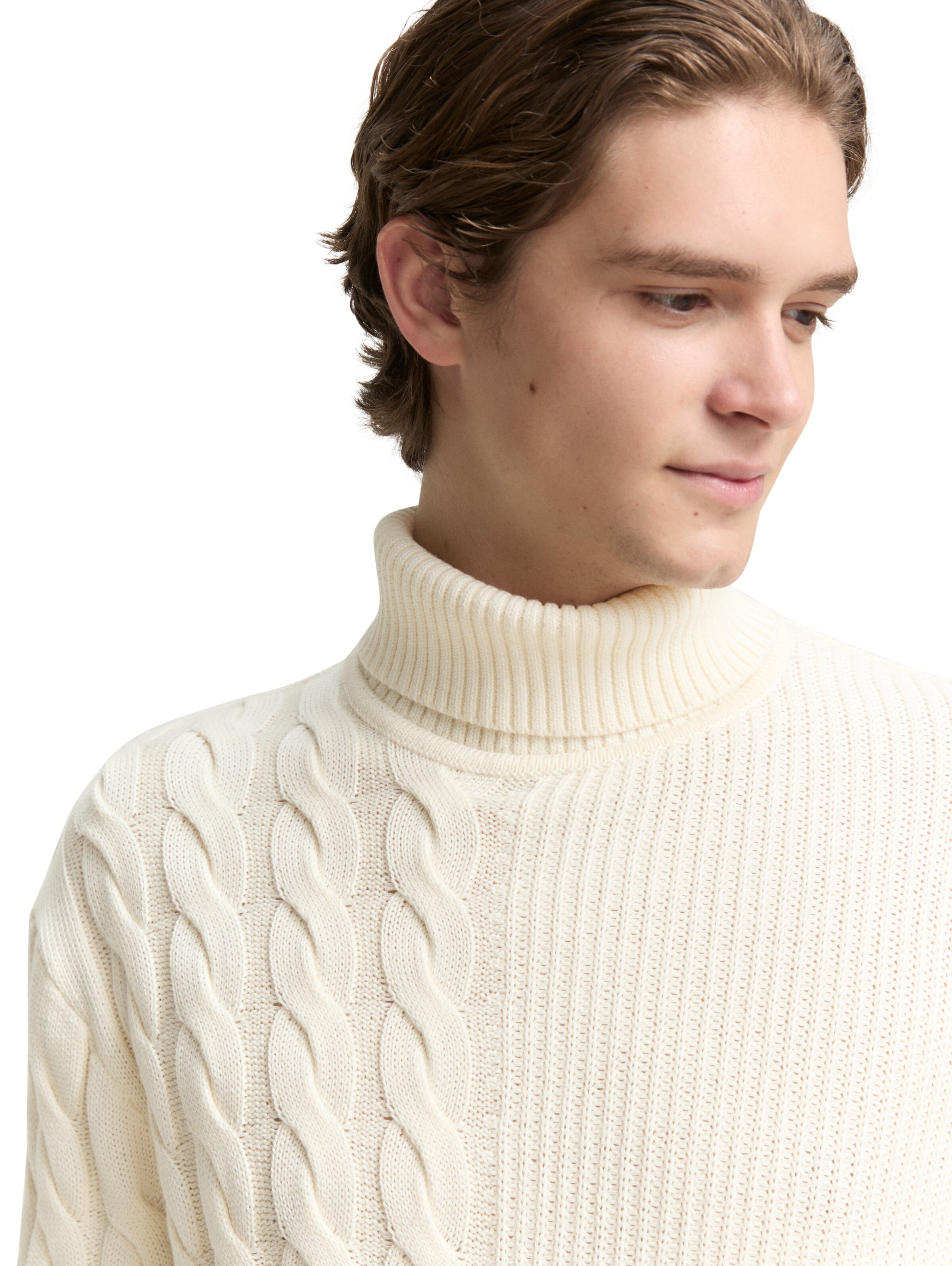 TOM TAILOR DENIM Свитер в Белый