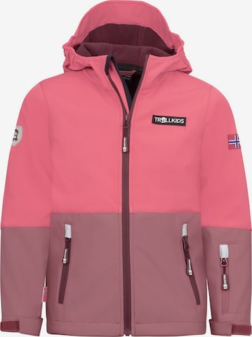 TROLLKIDS Outdoor jacket in Orange: front