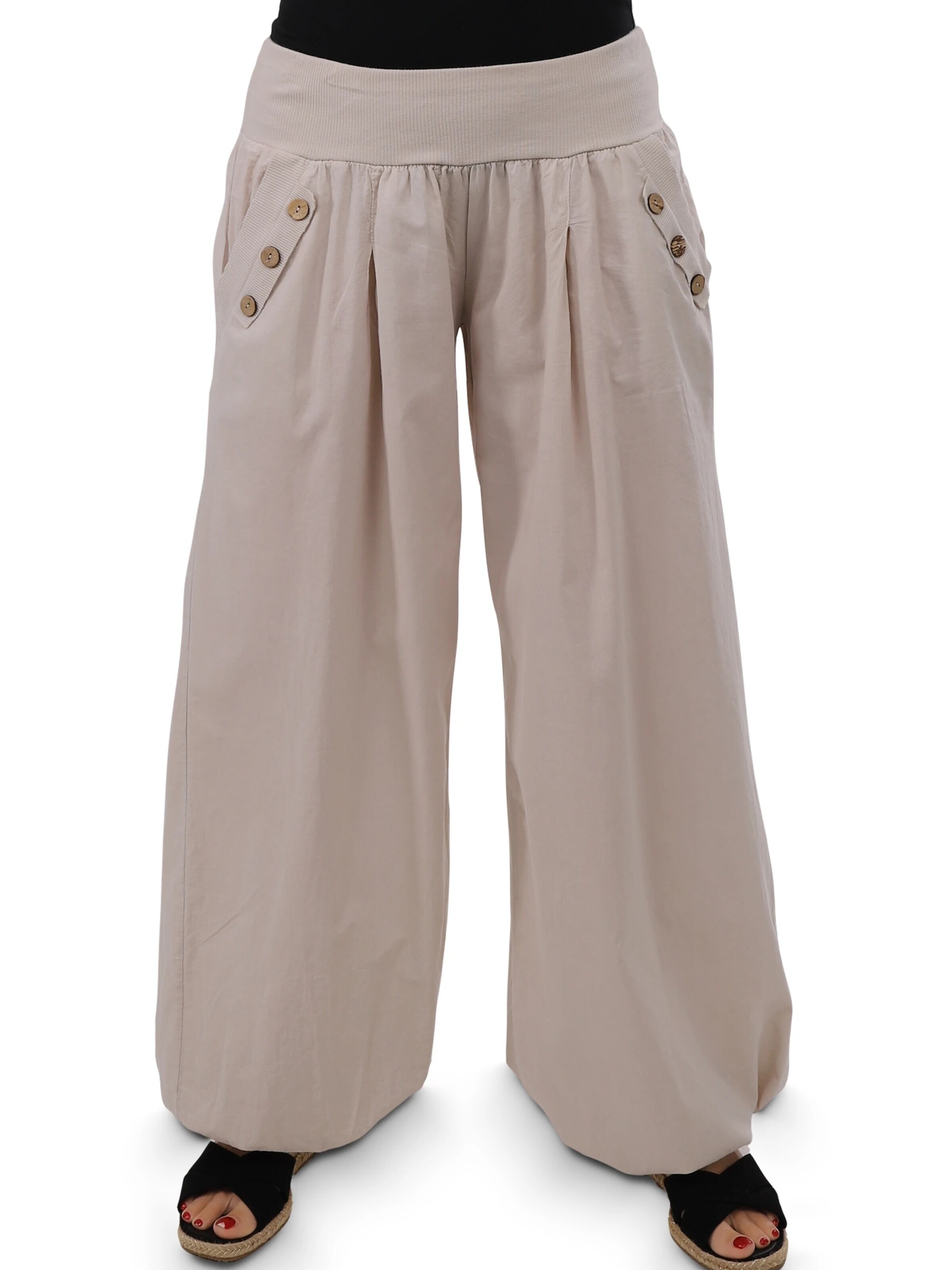 malito more than fashion Loose fit Harem Pants in Beige