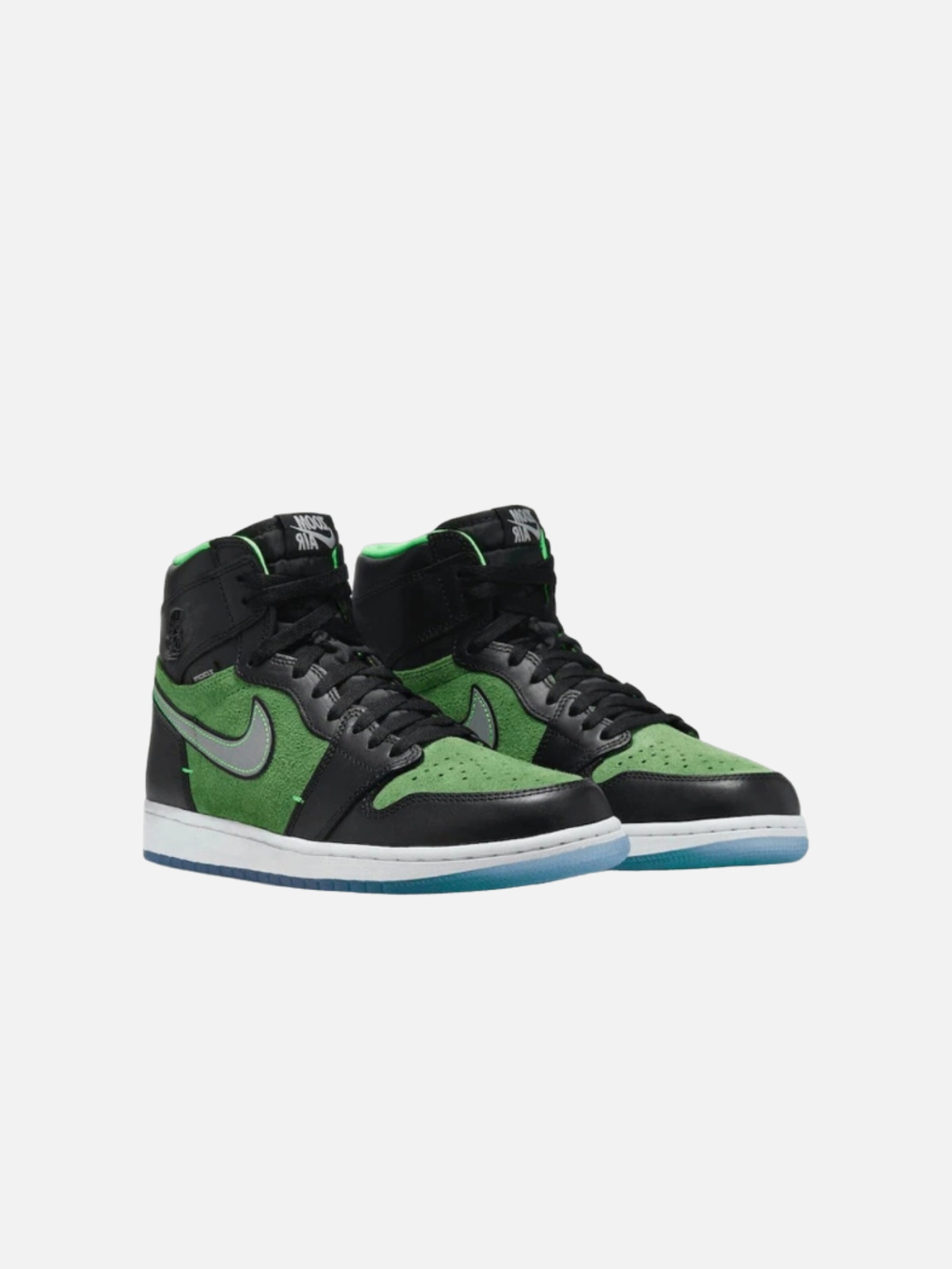 Jordan Sneakers hoog 'Air 1 Retro High Zoom' in Groen