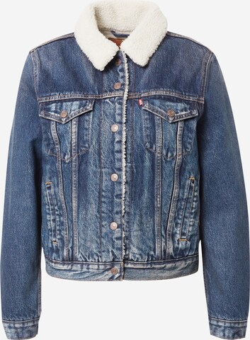 LEVI'S ® Between-Season Jacket 'Original Sherpa Trucker' in Blue: front