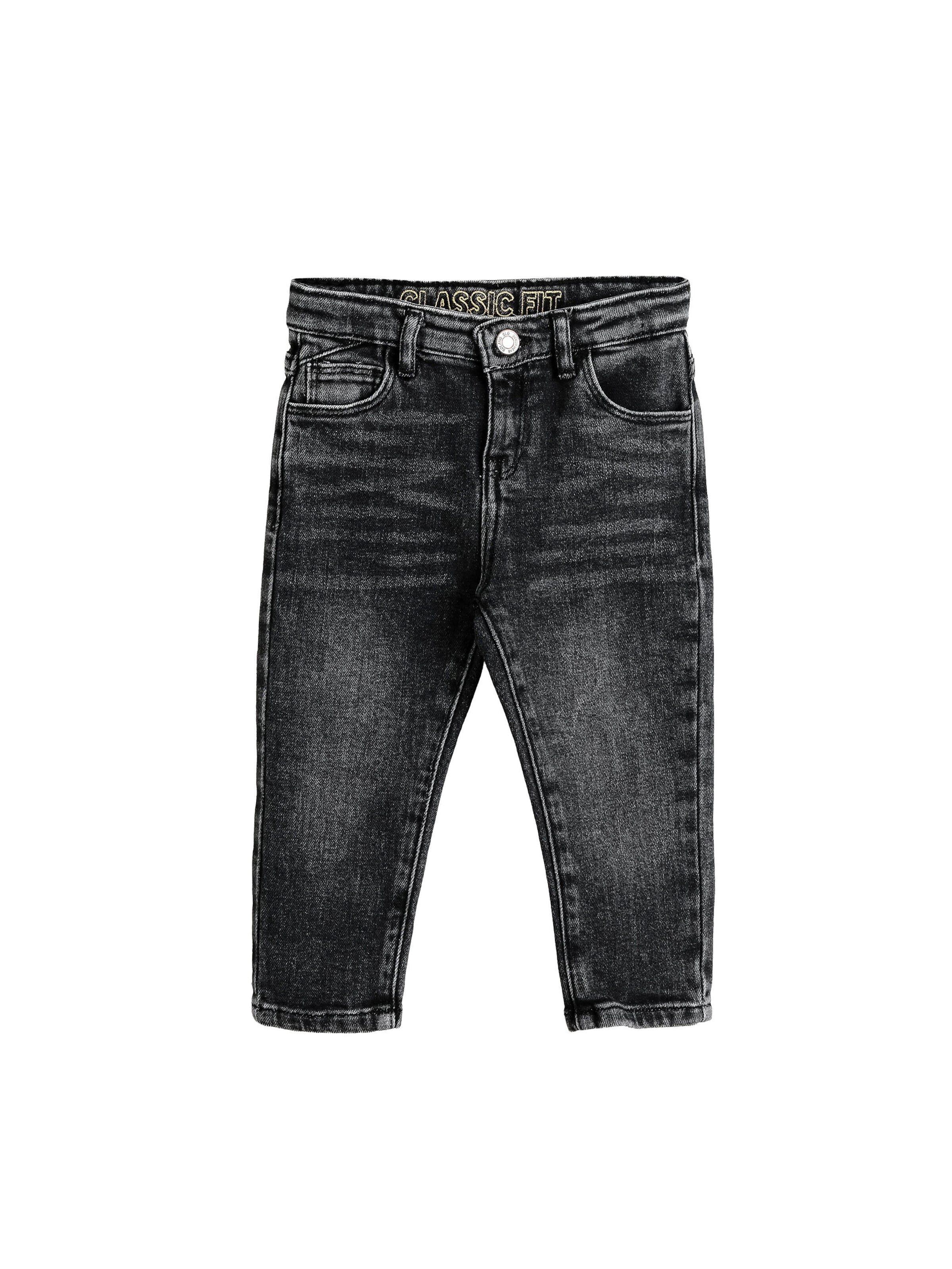 Solang Slimfit Hose Jeans Denim Stretch Slim-Fit Unisex in Grau: Vorderseite