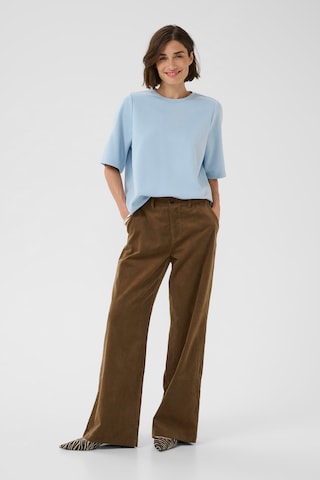 Wide Leg Pantalon 'CUBetonia Rhaena' CULTURE en marron