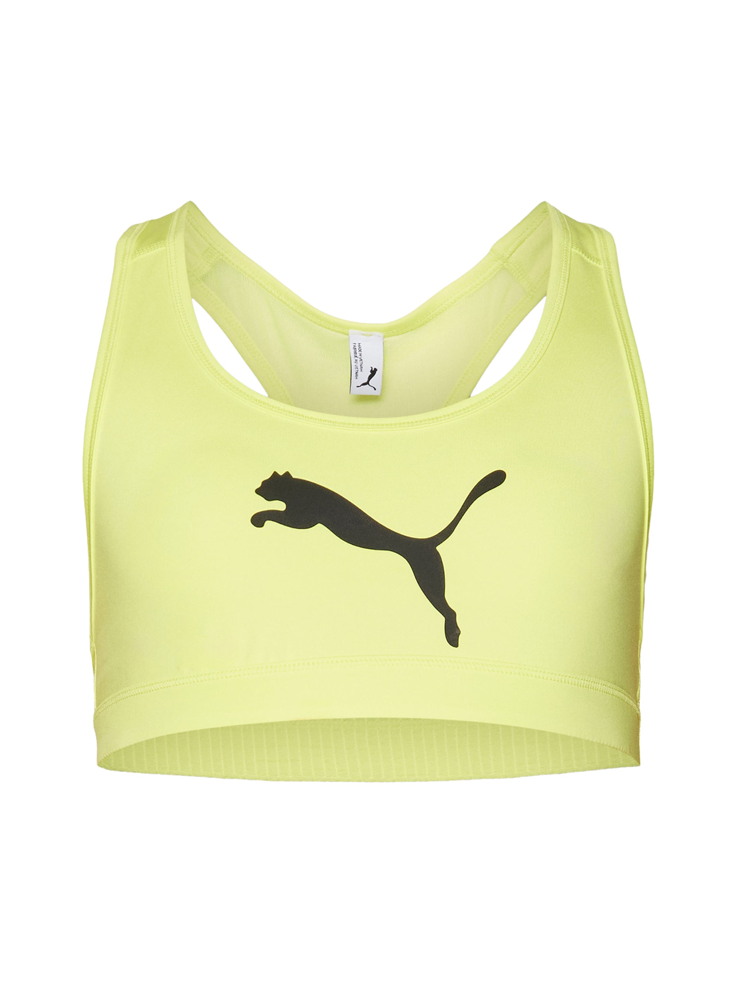 PUMA Bustier Biustonosz sportowy w kolorze żółty: przód