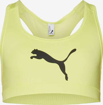 PUMA Sport-BH in Gelb: Vorderseite