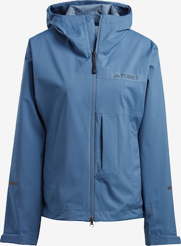 ADIDAS TERREX Outdoor Jacket in Blue: front