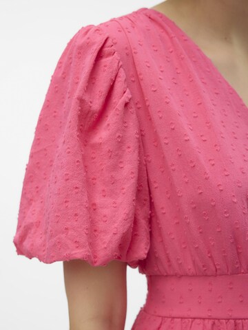 VERO MODA Jurk 'LARISA' in Roze