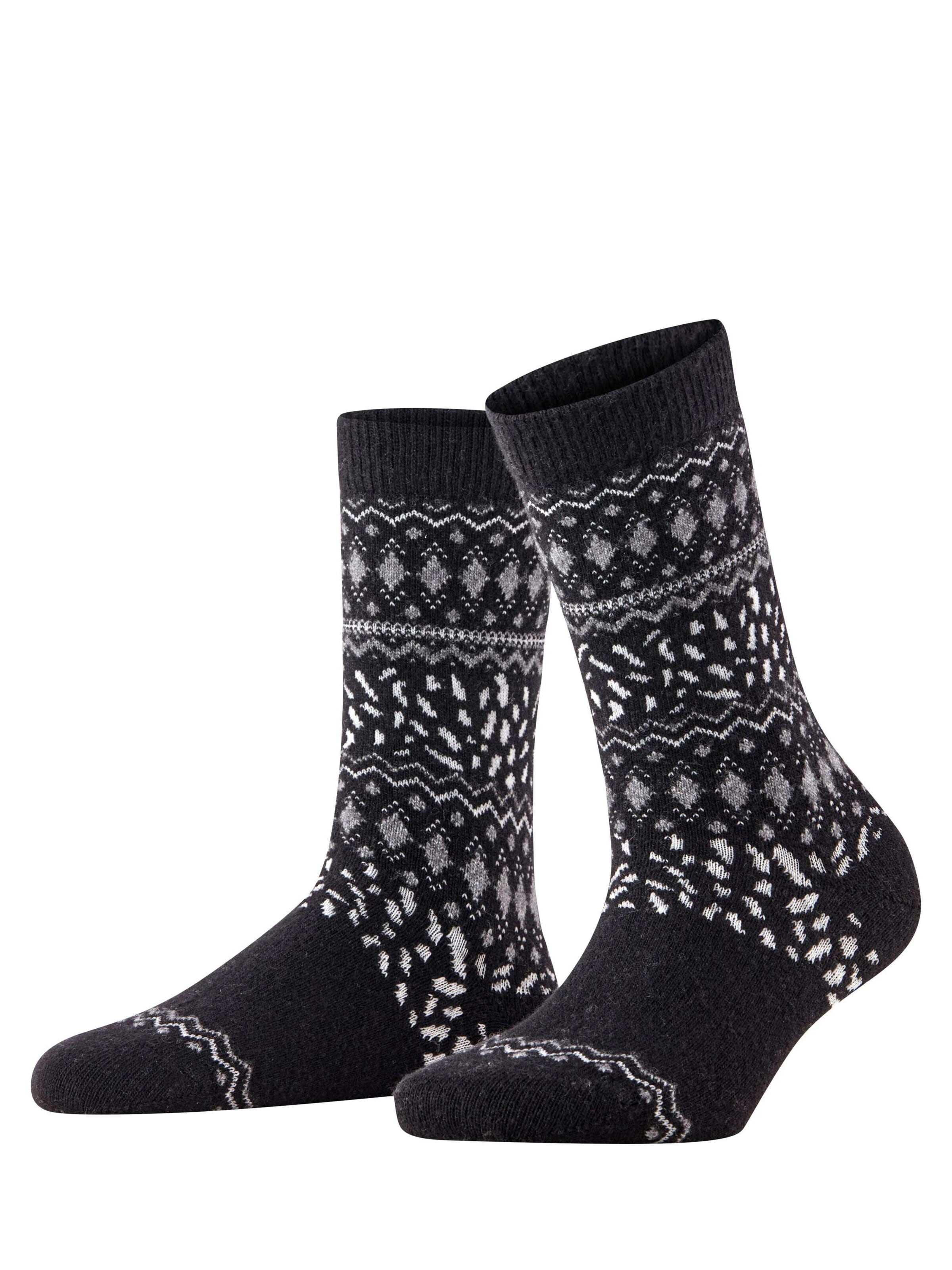 FALKE Socken 'Cosy Wool Special Edition'‌‌ in Schwarz: Vorderseite