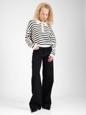 VILA Sweater 'Malfine' in Beige